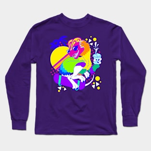 Totally Radical Dilophosaurs Long Sleeve T-Shirt